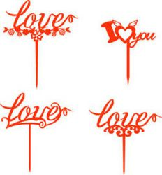 Love Toppers For Laser Cut Free CDR