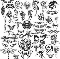 Tattoo Template For Print Or Laser Engraving Machines Free CDR