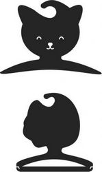 Cat Clothes Hangers Download For Laser Cut Cnc Free CDR