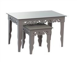 Laser Cutting Pair Of Nesting Tables File Free CDR