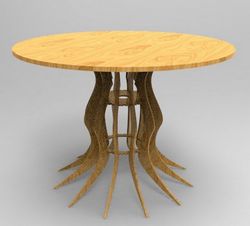 Laser Cutting Rustic Outdoor Table File Free CDR