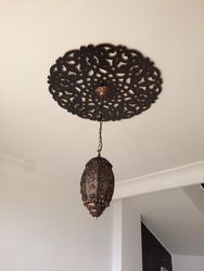 Round Ceiling Medallion Laser Cut File Free CDR