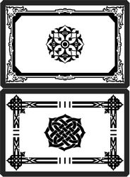 Decorative Frame In Arabic Style Download For Laser Cut Cnc Free CDR