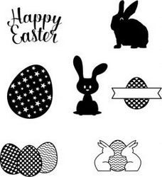 Drawings Of Objects And Decorations For Easter Free CDR