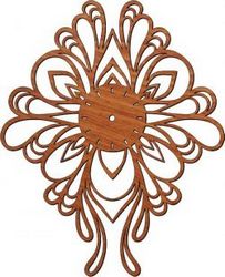 Butterfly Shaped Wall Clock For Laser Cut Plasma Free CDR