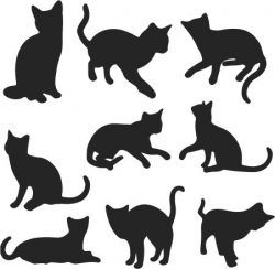 Cats Collection For Laser Cut Plasma Decal Free CDR