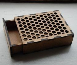 Honeycomb Hole Box Model For Laser Cut Cnc Free CDR