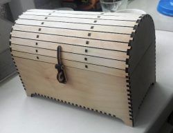 Ocean Treasure Chest For Laser Cut Cnc Free CDR