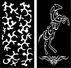 Baffled Horse Islamic Calligraphy For Laser Cut Cnc Free CDR