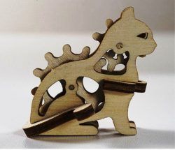 Cat Assembly Model For Laser Cut Cnc Free CDR