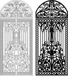 Design Of Iron Arches For Laser Cut Cnc Free CDR