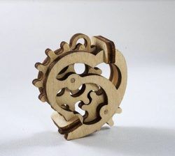 Gear Heart For Laser Cut Cnc Free CDR