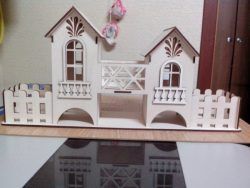House Assembly Model For Laser Cut Cnc Free CDR