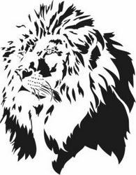 Lion Head For Laser Engraving Machines Free CDR