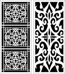 Design Pattern Panel Screen 064 For Laser Cut Cnc Free CDR