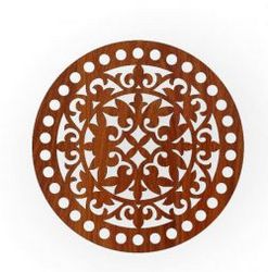 Round Tray Pattern For Laser Cut Cnc Free CDR