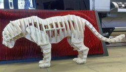 3d Puzzle Tiger For Laser Cut Free CDR