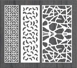 Simple Stone Wall Partition Design For Laser Cut Cnc Free CDR