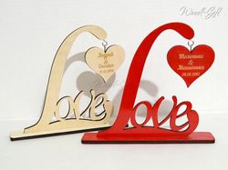 Laser Cut Love Heart Stand Template Free CDR