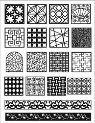 Grill Design Pattern Decoration 5 Free CDR