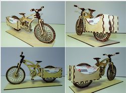 Laser Cut Cnc Project Bicycle View Free CDR