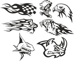 Car Stickers Decoration Free CDR