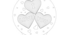 3d Illusion Laser Cut Hearts I Love You Nightlamp Free CDR
