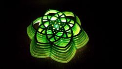 Flower Light 3D Lamp Free CDR