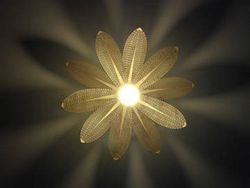 Flower Laser Lamp Template Free CDR