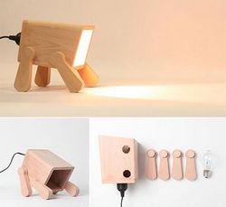 Go Nature 9 Creative And Cool Wooden Lamp Designs Template Free CDR
