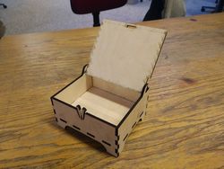 Box With Lid Laser Cut 3d Puzzle Free CDR