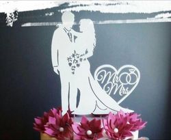Married Couple Bride And Groom Topper 3d Puzzle Free CDR