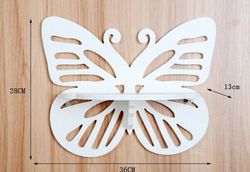 Laser Cut Butterfly Shelf 3d Puzzle Free CDR