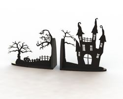 Laser Cut Horror Book End 3d Puzzle Free CDR