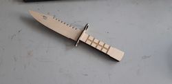 Laser Cut Plywood m9 Bayonet Military Knife 3d Puzzle Free CDR