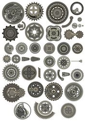 Steampunk Collection Ornament Free CDR