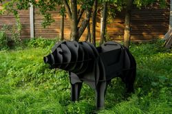 Laser Cut Barbecue Bear Free CDR