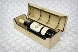 Laser Cut Bottle Box For Alcohol Free CDR