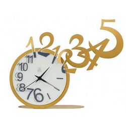 Laser Cut Jumping Out Numbers Clock Template Free CDR