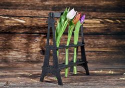 Eiffel Tower Flower Holder Free CDR