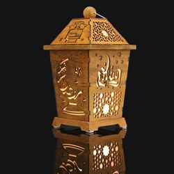 Laser Cut Wooden Ramadan Lantern Gifts Free CDR