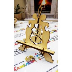 Laser Cut Stand For Phone Or Business Cards Free CDR