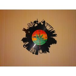 Laser Cut Tokyo Vinyl Clock Free CDR