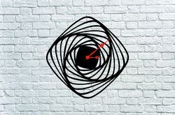 Chasy Spiral Clock Laser Cut Project Idea Free CDR