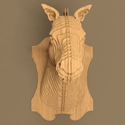 Horse Head File For Cnc Laser Cut Free CDR