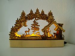 Laser Cut Candle Arch Project Download Free CDR