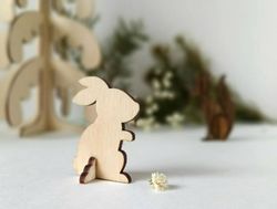 Bunny Wooden Animal Cnc Laser Cut Template Free CDR