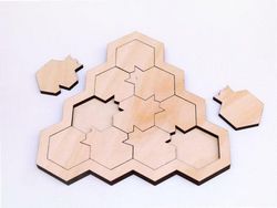 Laser Cut Pomegranate Puzzle Game Free CDR
