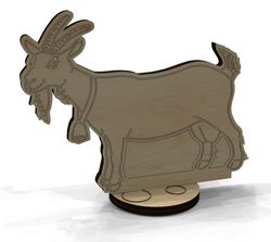 Wooden Animal Toy Decoration Laser Cutting Template Free CDR