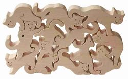 Laser Cut Cats Puzzle Free CDR